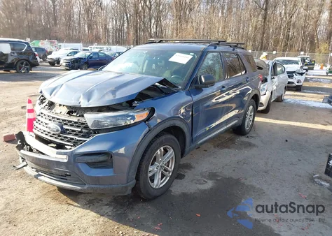2021 Ford Explorer Xlt z USA, uszkodzony, nr VIN 1FMSK8DH0MGC46377